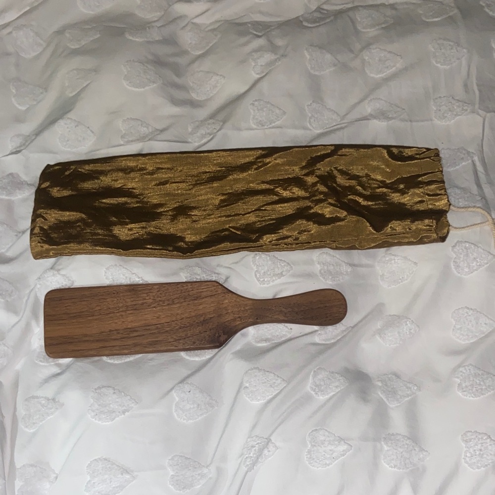 Vintage Handmade Wood Spanking Paddle